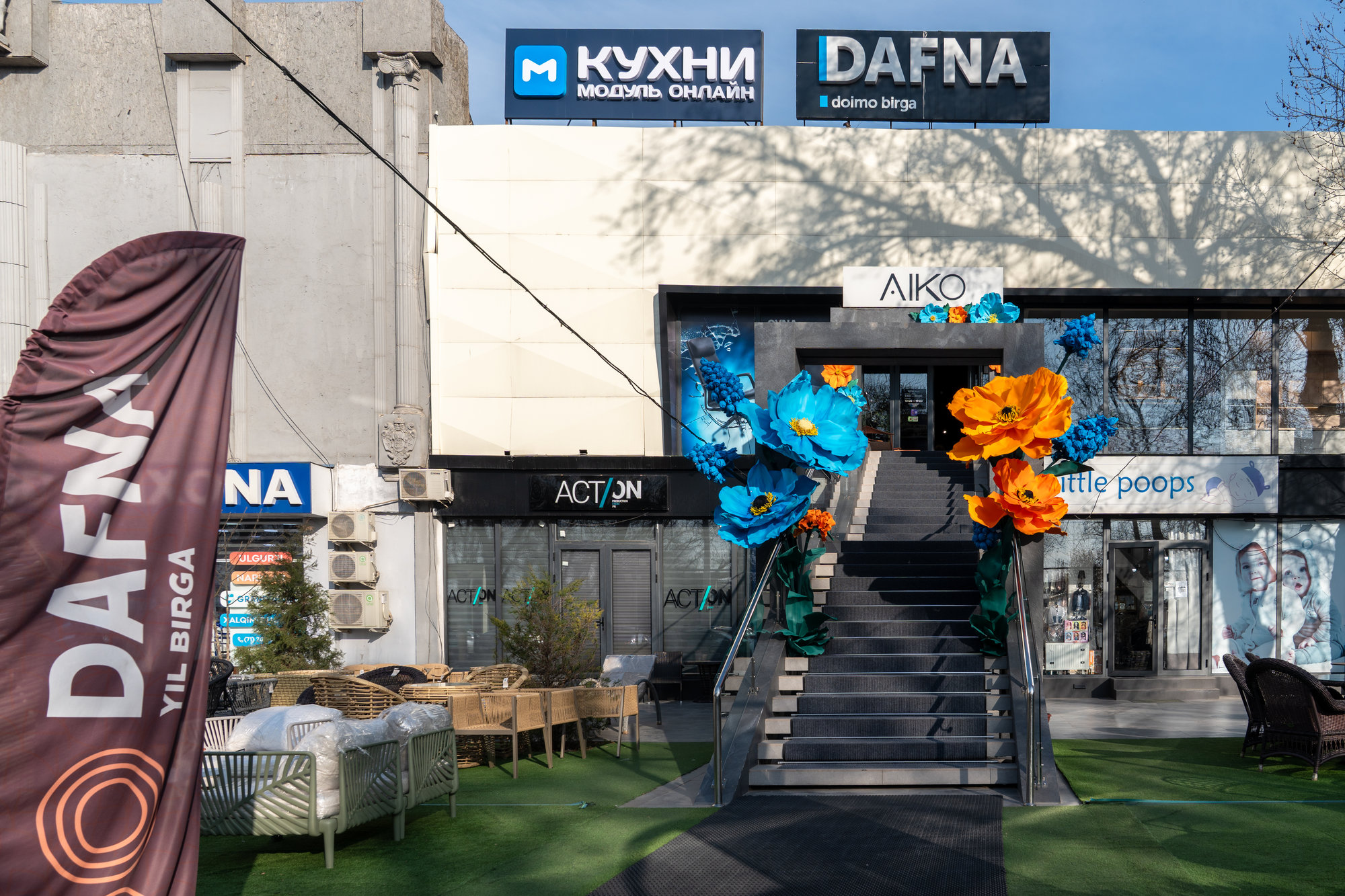 образец кухни в салоне Кухни Модуль Онлайн: г. Ташкент, ул. Шарафа Рашидова, 71
